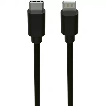 Καλώδιο κινητού Ansmann 1700-0106 μαύρο USB C Lightning 0,12 m