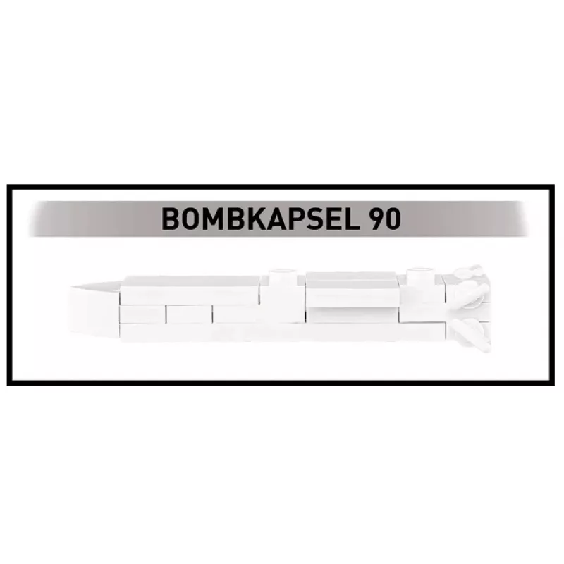 Σετ κατασκευής Cobi Blocks Saab AJS 3 Viggen 911 τεμ. σετ μοντελοποίησης, 911 τεμ.