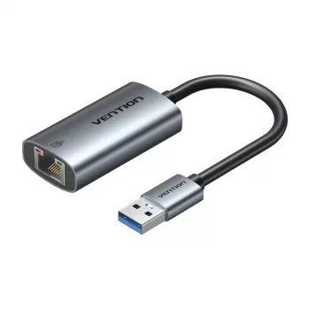 Προσαρμογέας USB σε Gigabit Ethernet Vention CEZ – Ενσύρματη διεπαφή USB host, 1000 Mbit/s, γκρι