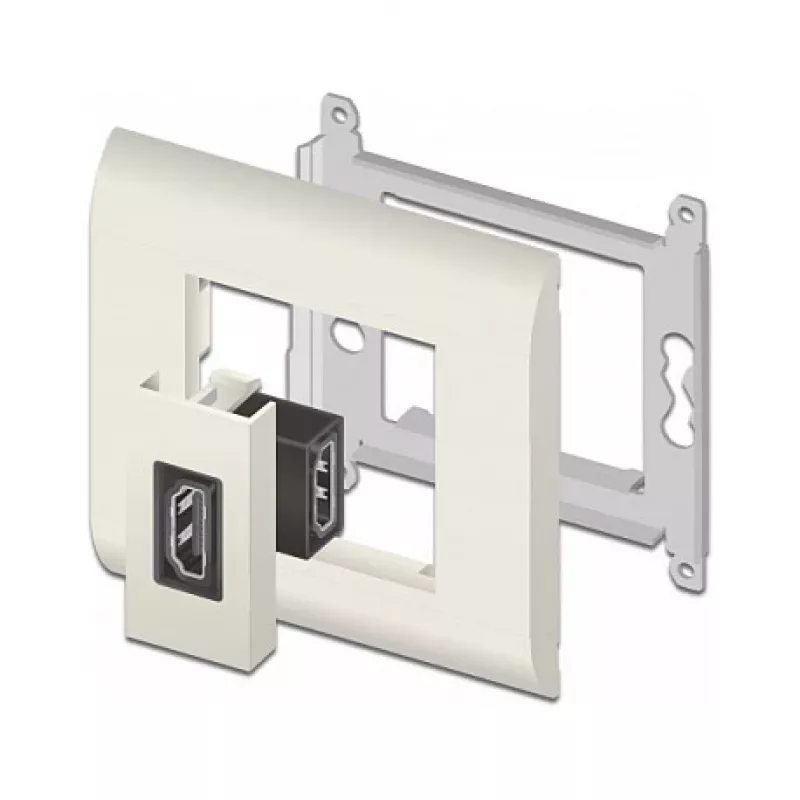 Μονάδα HDMI DeLOCK Easy 45 81304 γωνιακή 90° 22,5 x 45 mm