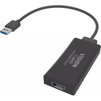 Προσαρμογέας γραφικών USB Vision TC-USBHDMI 1920 x 1080 pixel μαύρο