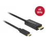 Προσαρμογέας καλωδίου βίντεο DeLOCK 85291 USB Type-C HDMI 2 m μαύρο