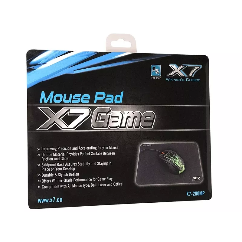 A4Tech X7-200MP mousepad Μαύρο