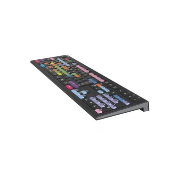 Πληκτρολόγιο Logickeyboard LKB-FLS-A2PC-DE Universal USB QWERTZ Γερμανικό Μαύρο