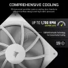 Corsair RS140 PWM ανεμιστήρας κουτιού, 140 mm, 36 dB, μονή συσκευασία, λευκός