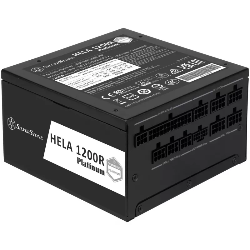 e HELA 1200R Platinum - Τροφοδοτικό - Cybenetics Platinum PCIe 5.0 πλήρως modular (SST-HA1200R-PM)