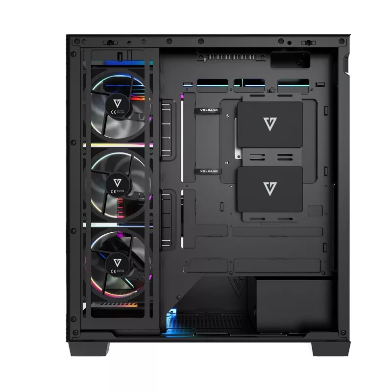 Modecom Volcano Stellar Plus ARGB Midi 8F μαύρο