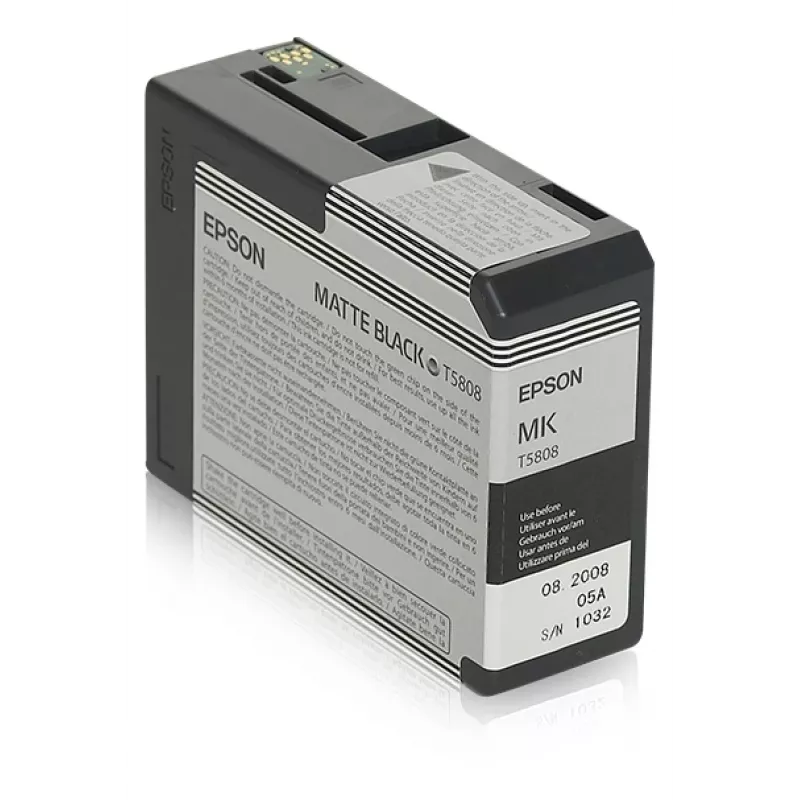 Μελάνι Epson C13T5808 Ματ μαύρο — Γνήσιο μελάνι Epson, ματ μαύρο