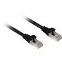 Καλώδιο δικτύου Sharkoon Cat.6a SFTP RJ-45 Cat6a 0,5 m μαύρο