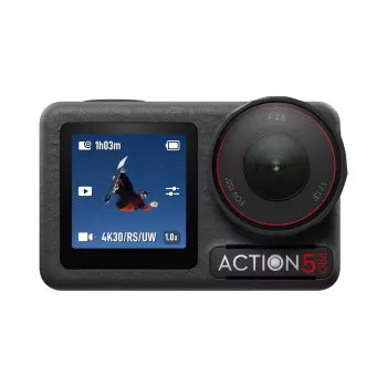 DJI Osmo Action 5 Pro Standard Combo κάμερα δράσης, 40 MP, 4K Ultra HD 120 fps, αισθητήρας CMOS 1/1,3", αδιάβροχη 20 m, μαύρη