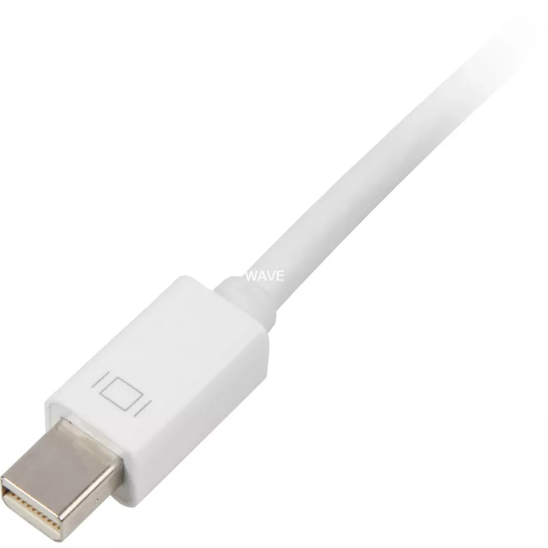 Καλώδιο προσαρμογέα Sharkoon Mini DisplayPort -> DVI 15cm λευκό