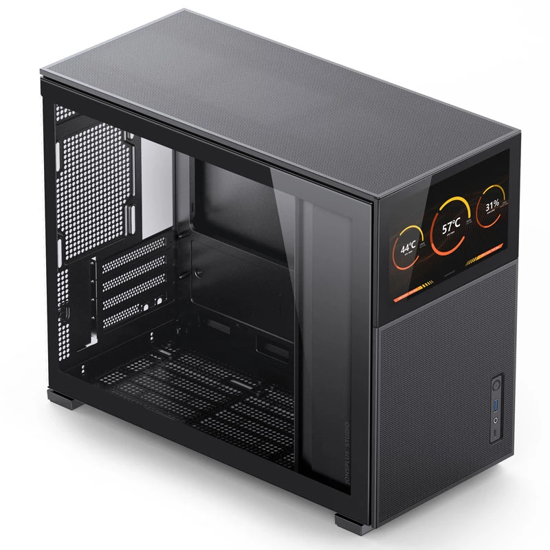 Κουτί Jonsbo D31 MESH Screen Micro-ATX, σκληρυμένο γυαλί - μαύρο