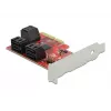 Κάρτα SATA PCI Express x4 DeLOCK 6 θυρών Low Profile