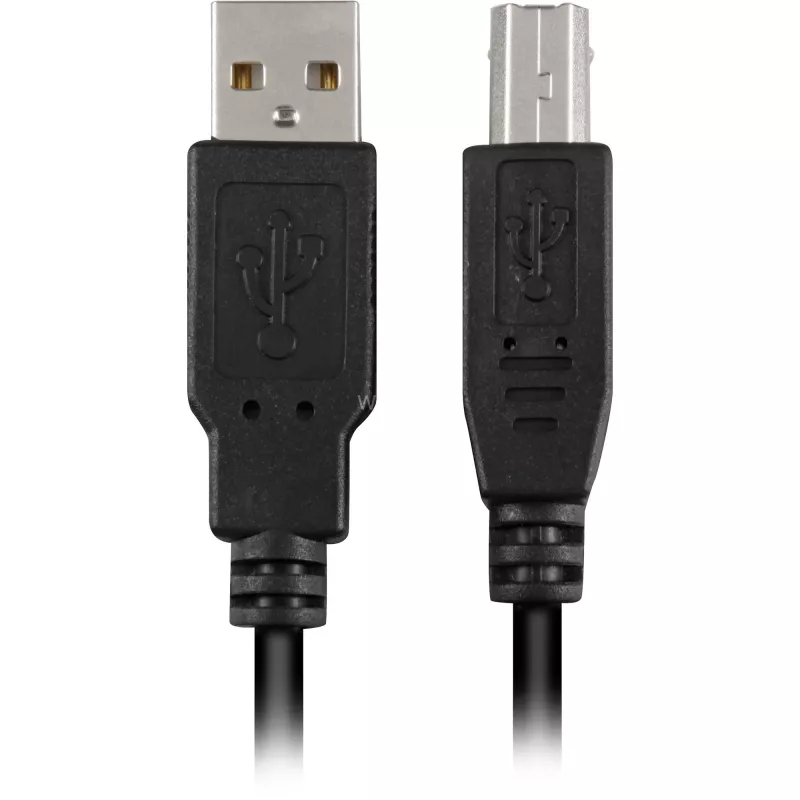 Καλώδιο USB Sharkoon USB 2.0 5 m USB A USB B μαύρο