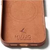 Mujjo Full Leather Case MagSafe θήκη για iPhone 17 καφέ