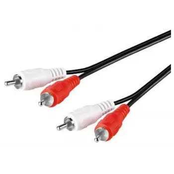 Καλώδιο ήχου Microconnect AUDCC05 0,5 m 2 x RCA μαύρο