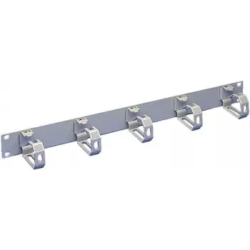 Πάνελ διαχείρισης καλωδίων Rittal DK 7159.035 19 ιντσών, 1 HE, 5 κρίκοι οδήγησης καλωδίων, RAL 7035