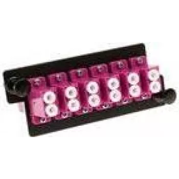 Πλάκα προσαρμογέα οπτικών ινών ACT FA2155 — 6x LC Duplex, 12 ινών, OM4