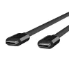 Καλώδιο USB-C σε USB-C Belkin F2CD084bt0.8MBK 0,8 m 40 Gbit/s Μαύρο
