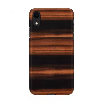 Θήκη smartphone man and wood για iPhone XR — μαύρο έβενος, προστατευτικό σκληρό κέλυφος