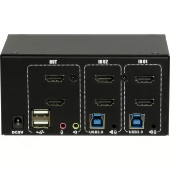 Διακόπτης KVM Inter-Tech IPC AS-22HUS 2 θύρες USB