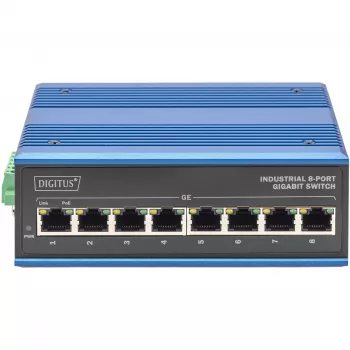 Μη διαχειριζόμενος διακόπτης Digitus DN-651121 8 Port Gigabit Ethernet PoE