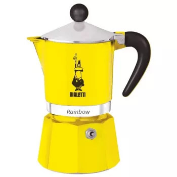 Bialetti Rainbow 0,06 L Αλουμίνιο Θερμοπλαστικό Κίτρινο Καφετιέρα