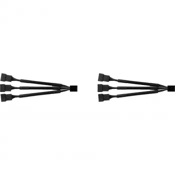 Καλώδιο διακλάδωσης NA-SC1 Sx2 μαύρο, 13,5cm, 2 τεμ., για ανεμιστήρες PWM