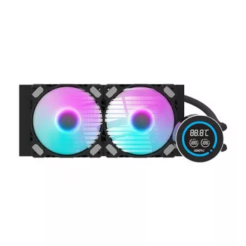 Ψυγείο 240mm Darkflash DN-D240 μαύρο — ψυγείο υδρόψυξης για συστήματα υγρής ψύξης PC