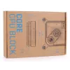 Μπλοκ νερού Alphacool Core 1 Aurora Carbon Brass Copper Nickel Black 72mm