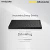 Φορητό powerbank Nitecore NB10000 — 10000 mAh, USB‑A + USB‑C, 38 W συνολική έξοδος, γκρι