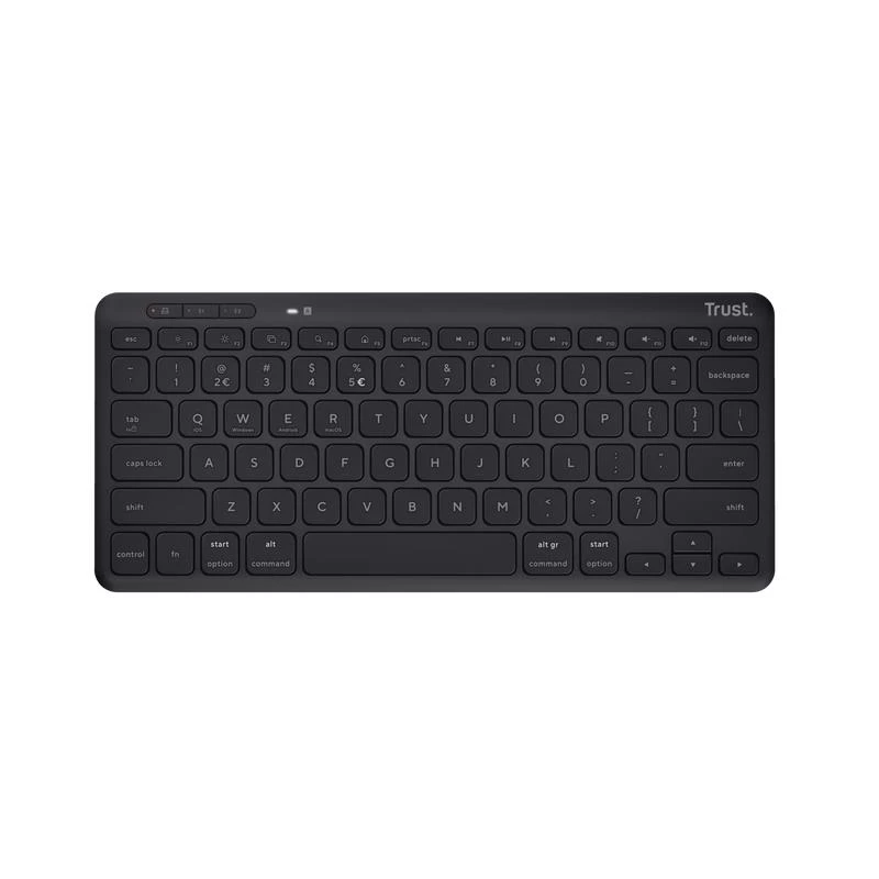 Trust Lyra Πληκτρολόγιο Universal RF Wireless + Bluetooth QWERTY US English Μαύρο