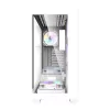 Κουτί υπολογιστή Darkflash DS900 (λευκό) + 7 ανεμιστήρες ARGB