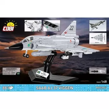 Cobi Blocks Saab AJ 37 Viggen 881 τεμ. Σετ κατασκευής