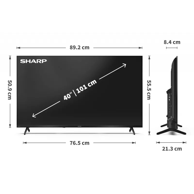 Sharp | 40HF3265E | 40 ιντσών | Smart TV | Google TV