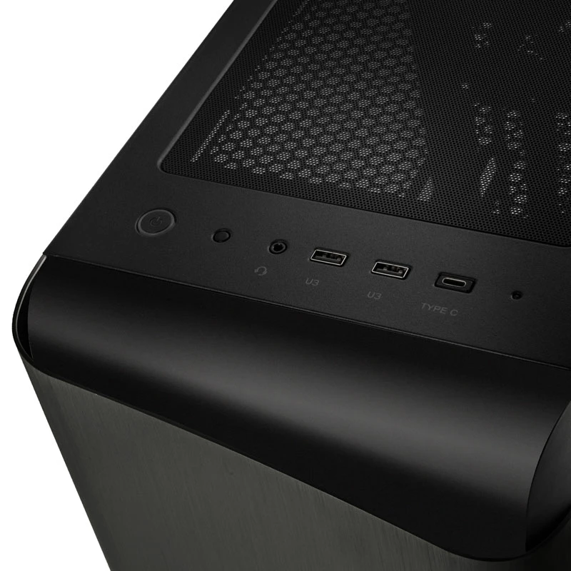 SilverStone Seta A1 Midi-Tower, Tempered Glass - μαύρο