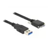 Καλώδιο USB DeLOCK 83599 USB 3.2 Gen 1 3m USB A Micro-USB B Μαύρο