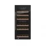 Caso | Smart Wine Cooler | WineExclusive 24 | Κλάση ενεργειακής απόδοσης G | Βιτρίνα | Χωρητικότητα 24 φιάλες | Τεχνολογία ψύξης συμπιεστή | Μαύρο