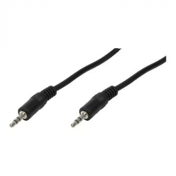 Logilink - Καλώδιο ήχου - Mini jack στερεοφωνικό 3.5 mm (M) - Mini jack στερεοφωνικό 3.5 mm (M) - 2 m - μαύρο (CA1050)