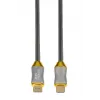 Καλώδιο HDMI IBOX HD08 2 m, HDMI Type-A αρσενικό–αρσενικό, HDMI 2.1, ασημί