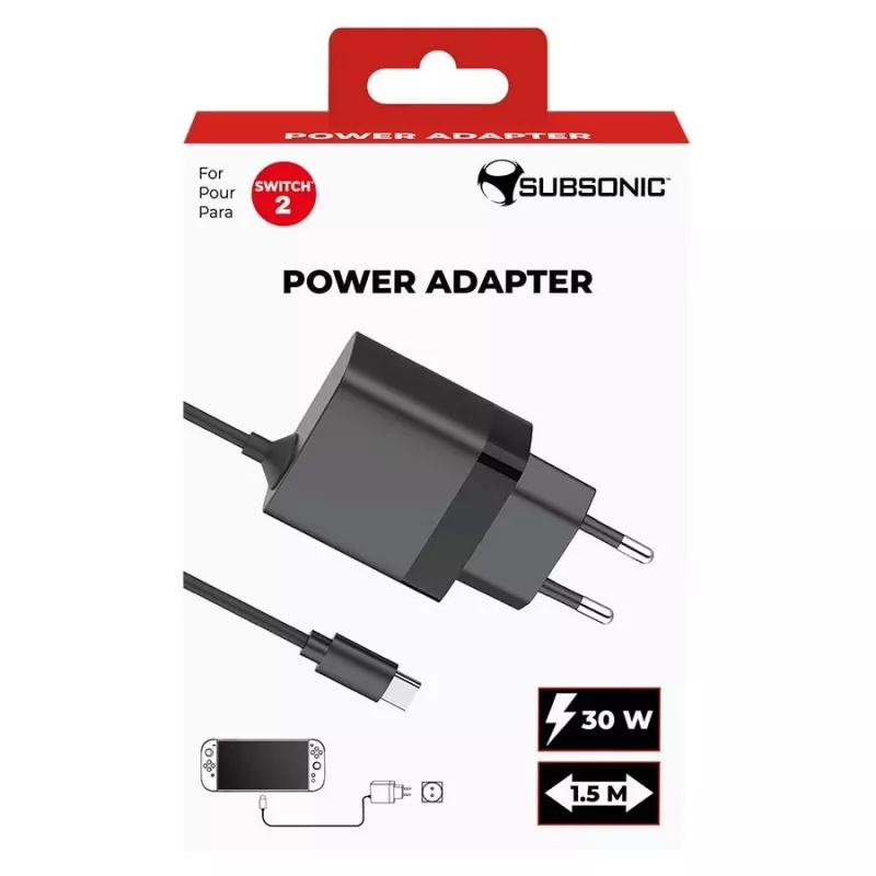 Τροφοδοτικό SUBSONIC SA5713 για Switch 1/2 15V 2,5A