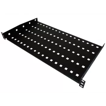 Alantec SA-P-19-1U-280-2-C ράφι rack 19 ιντσών σταθερό, 1U, βάθος 280 mm, μαύρο