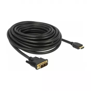 Προσαρμογέας καλωδίου βίντεο DeLOCK 85587 10 m HDMI Type-A DVI-D μαύρο