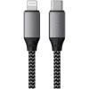 Καλώδιο USB Satechi ST-TCL10M 0,25 m USB-C USB-C/Lightning μαύρο γκρι