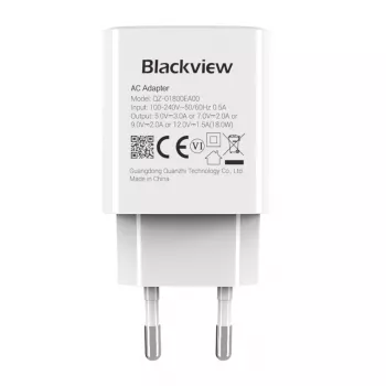 Φορτιστής BLACKVIEW CHAR-18W 18 W ισχύς εξόδου — συμπαγής φορτιστής τοίχου USB για κινητές συσκευές