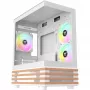 Κουτί PC Micro Tower THERMALTAKE View 170 WS ARGB Snow — Micro ATX, λευκό, 2x120mm πλευρά, 1x120mm πίσω, τροφοδοτικό κάτω, υποστηρίζει 2,5 ιντσών/3,5 ιντσών