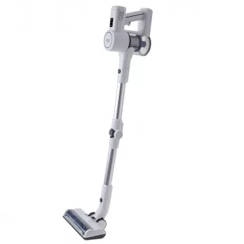 Επαναφορτιζόμενη ηλεκτρική σκούπα Adler AD 7060 — 350 W, μπαταρία 22 V, έως 35 λεπτά χρόνος λειτουργίας, 16000 Pa ισχύς αναρρόφησης, χωρίς σακούλα, λευκό