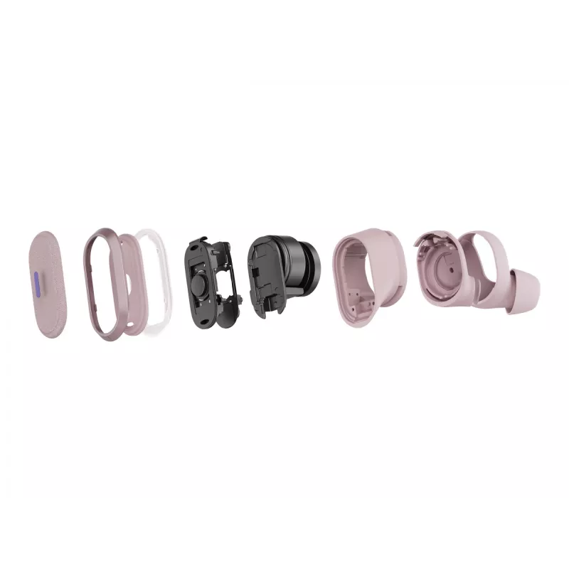 Logitech Zone True Wireless, Ακουστικά in-ear, ANC, Rosé, ροζ, In-Ear, Bluetooth, 985-001090
