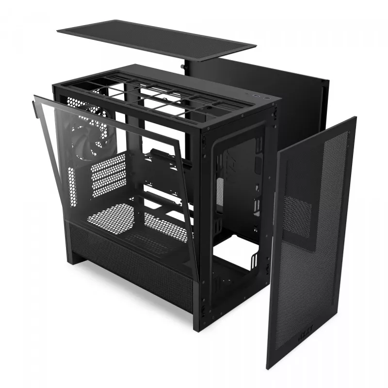 NZXT H3 Flow Micro ATX Airflow Κουτί - Μαύρο