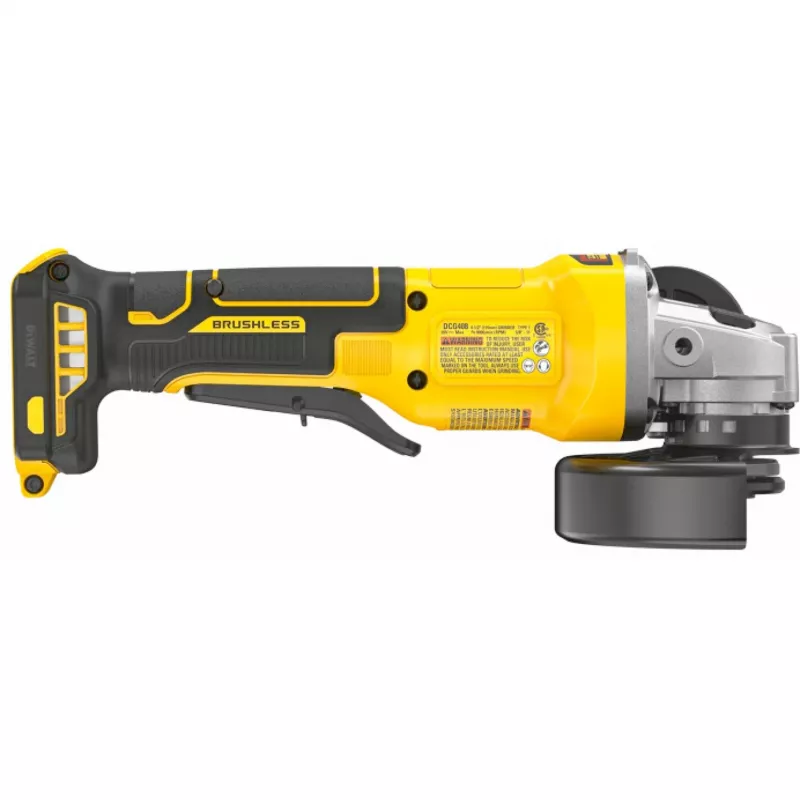 Γωνιακός λειαντήρας DEWALT DCG408NT μπαταρία 18 Volt κίτρινο/μαύρο